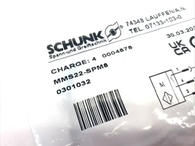 New | in-Stock Schunk Magnetic Proximity Sensor Switch M8 3-Pin 301032 Proximity Sensors Michigan US | Maverick Industrial Sales #1394179