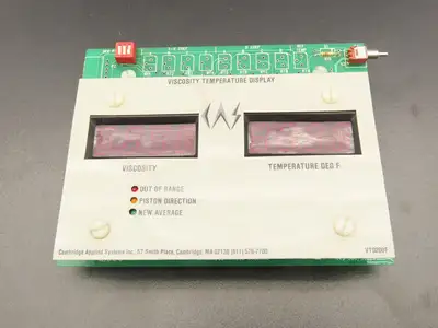 Cambridge Applied Systems VTD 200/300/400 Viscosity Temperature Display Board