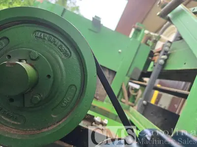 USED MORGAN SINGLE HEAD RESAW WITH RETURN