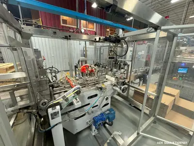 Used Bottling Line – GAI Rotary Filler, APE Packers, ROPP Capper, Case Sealer