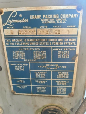 Used Lapmaster Does Not Apply Tooling & Accessories (Other) California US | Amiron Machinery #1269460