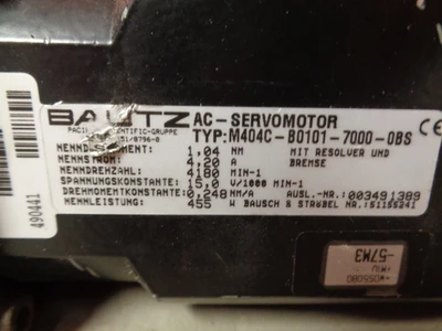 USED BAUTZ M404C-B0101-7000-0BS