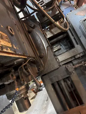 15 HP 68" X 168" ROCKFORD DOUBLE SIDED PLANER MILL. STOCK # 1214225