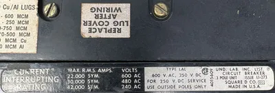 SQUARE D LAL36300 SER. 3 Circuit Breakers | ESS Industrial Equipment Sales (5)