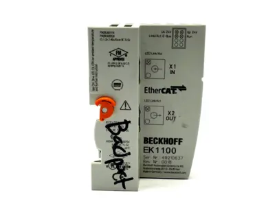 EK1100 | Beckhoff  Rev. 0018 EtherCAT Coupler - For parts or not working