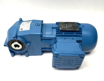 USED WEG HELICAL WORM GEARED MOTOR 19016014