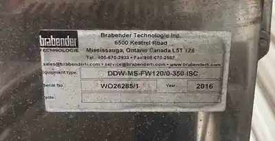 USED BRABENDER TECHNOLOGIE DDW-MS-FW120-350