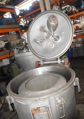 Ellerwerk 733 C perforate basket centrifuge, 316SS.