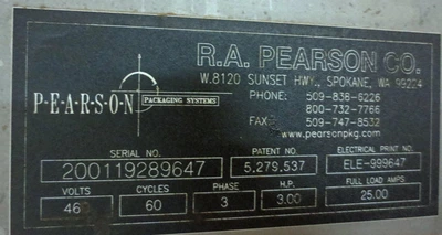 USED 2001 PEARSON BI18