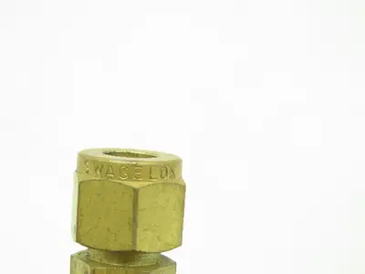Swagelok Brass Union Straight Compression Fitting 5/16" Tube OD  LOT OF 9