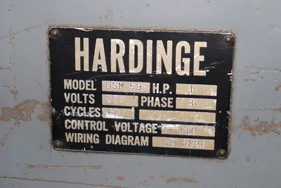 USED HARDINGE DSM 59