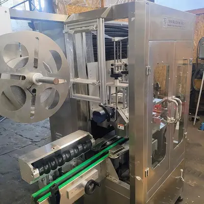 Used Shangai Yiman Shrink Sleeve Labeling Machine, Model TB-150