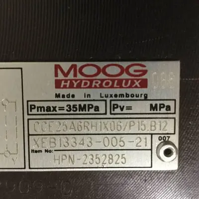 USED MOOG CCE25A6RH1X06P15B12