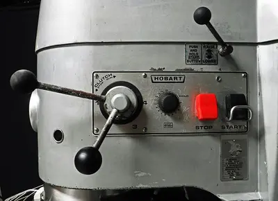 USED HOBART® 140-QUART MIXER WITH BOWL GUARD, MODEL V-1401
