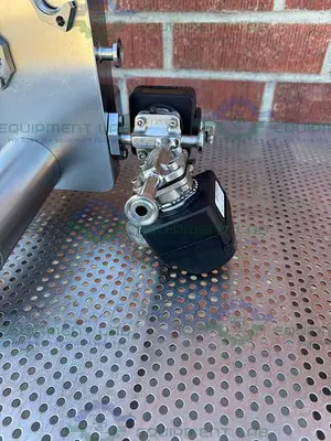 USED MILLIPORE STAINLESS STEEL PELLICON FILTER HOLDER W/ ITT VALVES, ACTUATOR