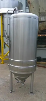 SPC9200  Tank 250 gallon vertical tank, Stainless Steel, conical