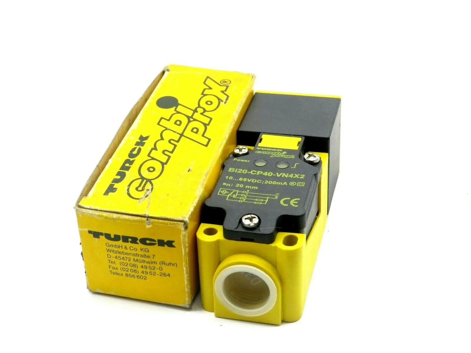 NEW TURCK ELEKTRONIK BI20-CP40-VN4X2 PROXIMITY SWITCH BI20CP40VN4X2