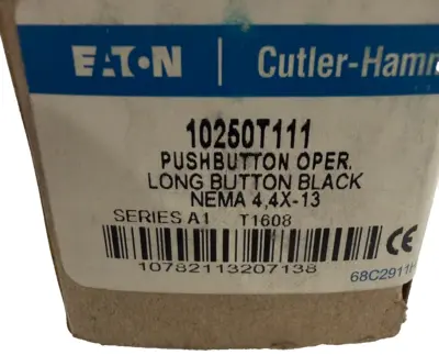 NEW EATON/CUTLER HAMMER 10250T111 PUSH BUTTON OPERATOR