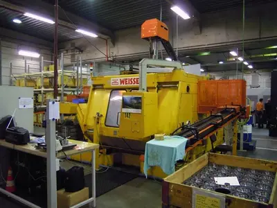 USED WEISSER FR 23Q-2 DOUBLE SPINDLE CNC Ø 355 X 430 MM