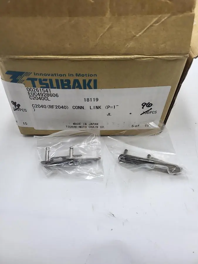 New | in-Stock TSUBAKI TSUBAKI CONNECTING LINK 18119 / C2040CL Misc Electrical & Power Parts | ND Industrial Surplus #1217121