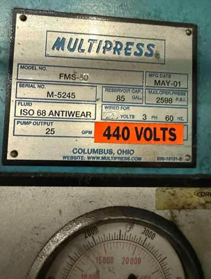 USED 2001 Denison FMS-50