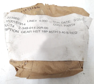 2-349 Helical Gear HST, 30mm Bore, 85 Teeth 135mm OD, 18 Pitch, 2-349-014-20A-00