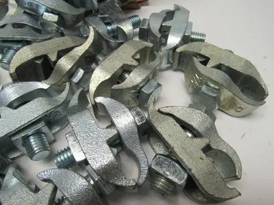 Steel City EC1-1/2" 1/2" Malleable Iron Edge Clamp to Conduit Clamp Lot of 29