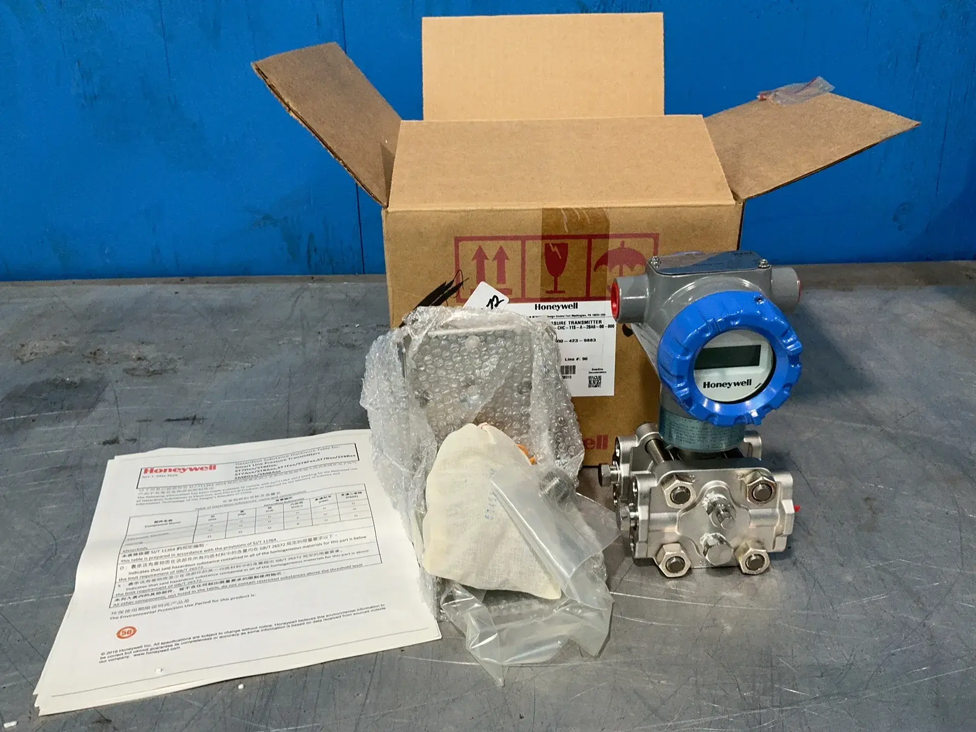 New | in-Stock HONEYWELL STD810E1HN6AS1ACHC11SA20A6000000 Pressure Transmitters Ohio US | HGR 24 #1414086