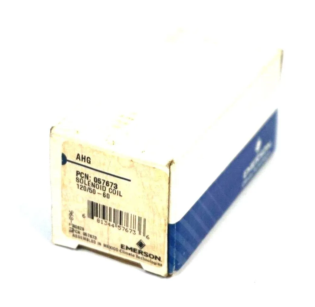 NEW EMERSON 120/50-60 SOLENOID COIL PCN: 057673 120/5060