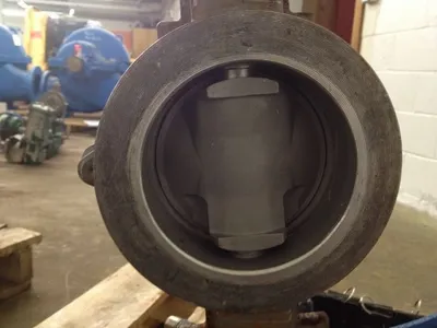 Fisher type 8550 Butterfly Valve size 4"
