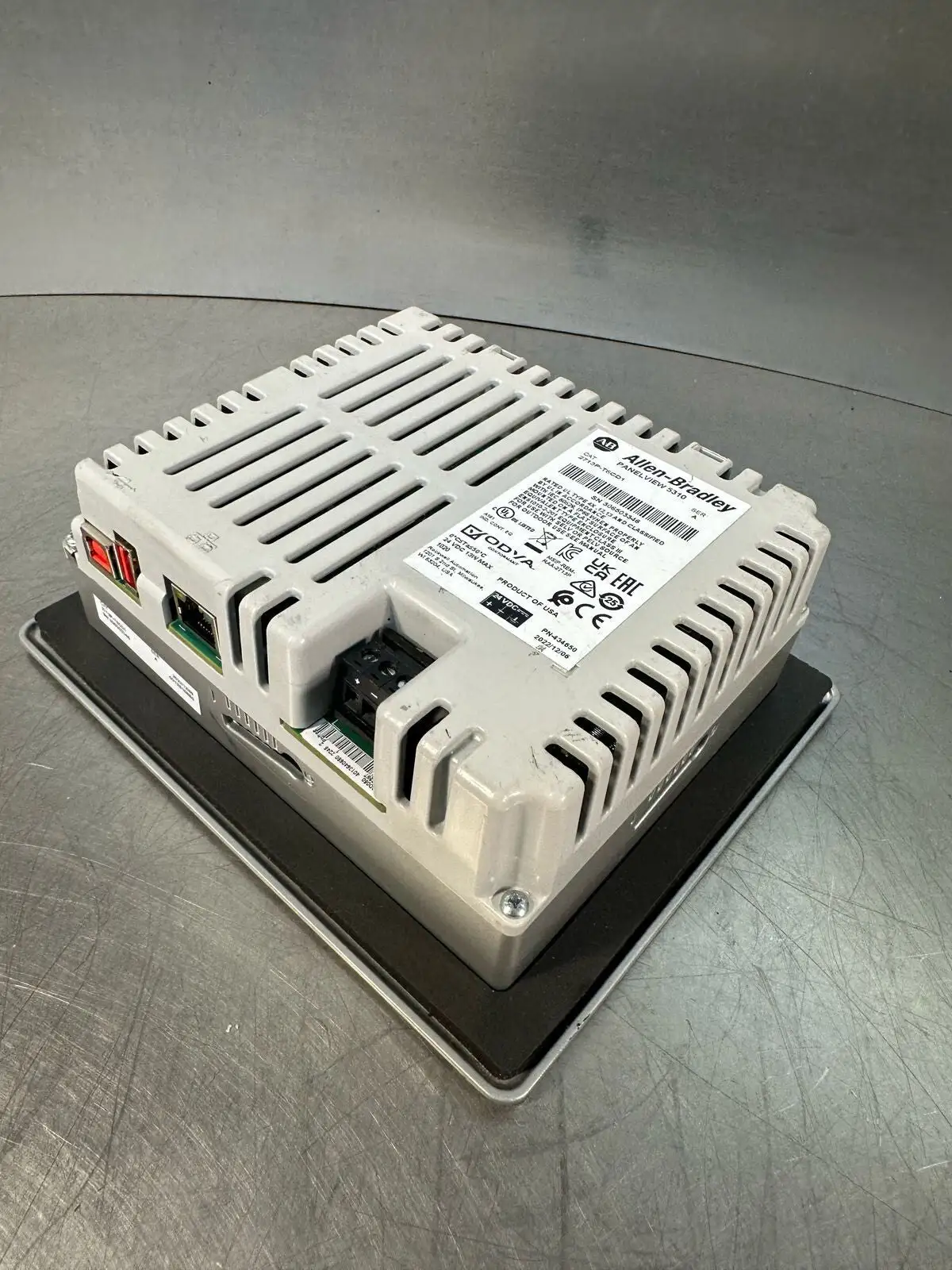 Allen Bradley 2713P-T6CD1 Ser A Panel View 5310 Operator Interface (4.4.2)