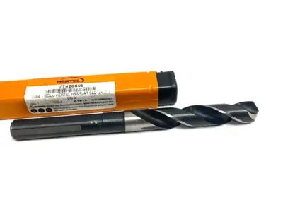 NEW HERTEL REDUCED SHANK DRILL BIT: 35/64'' DIA, 1/2'' SHANK DIA, 118 ° HSS
