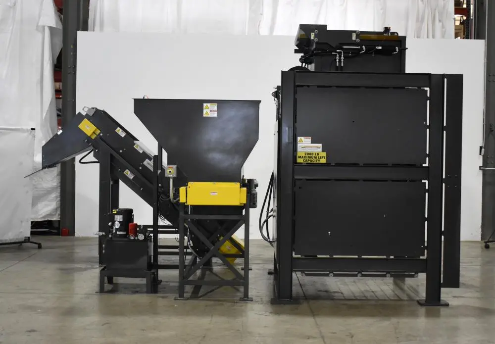 USED National Bulk Equipment Tote Dumper