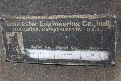 1971 GLOUCESTER 233-001 EXTRUDER | Levy Recovery Group (20)