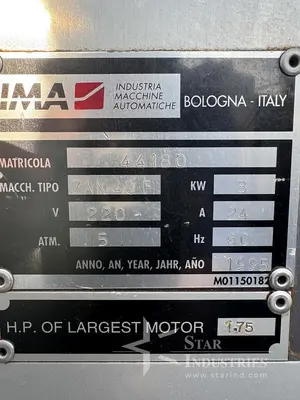 USED 1995 IMA ZANASI ZAN 40F