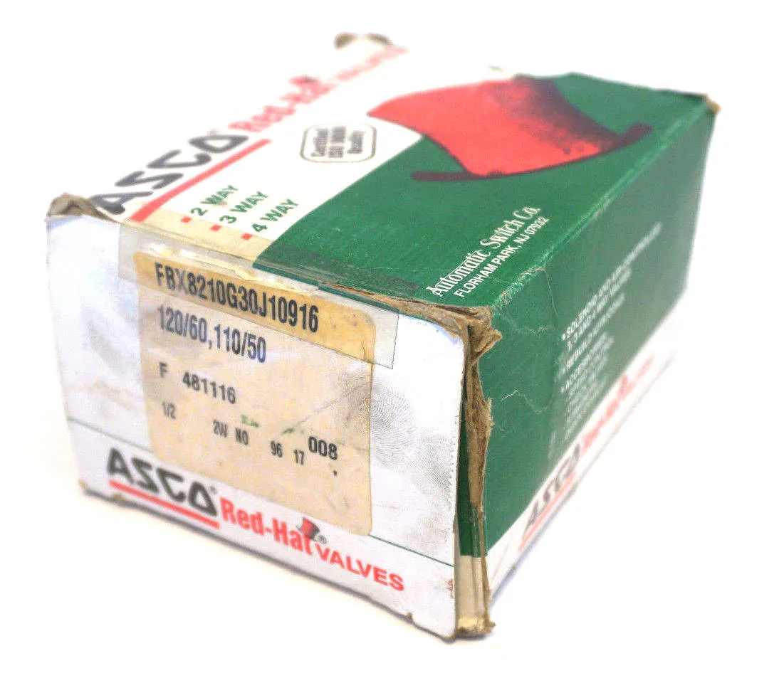 NEW ASCO FBX8210G30J10916 SOLENOID VALVE