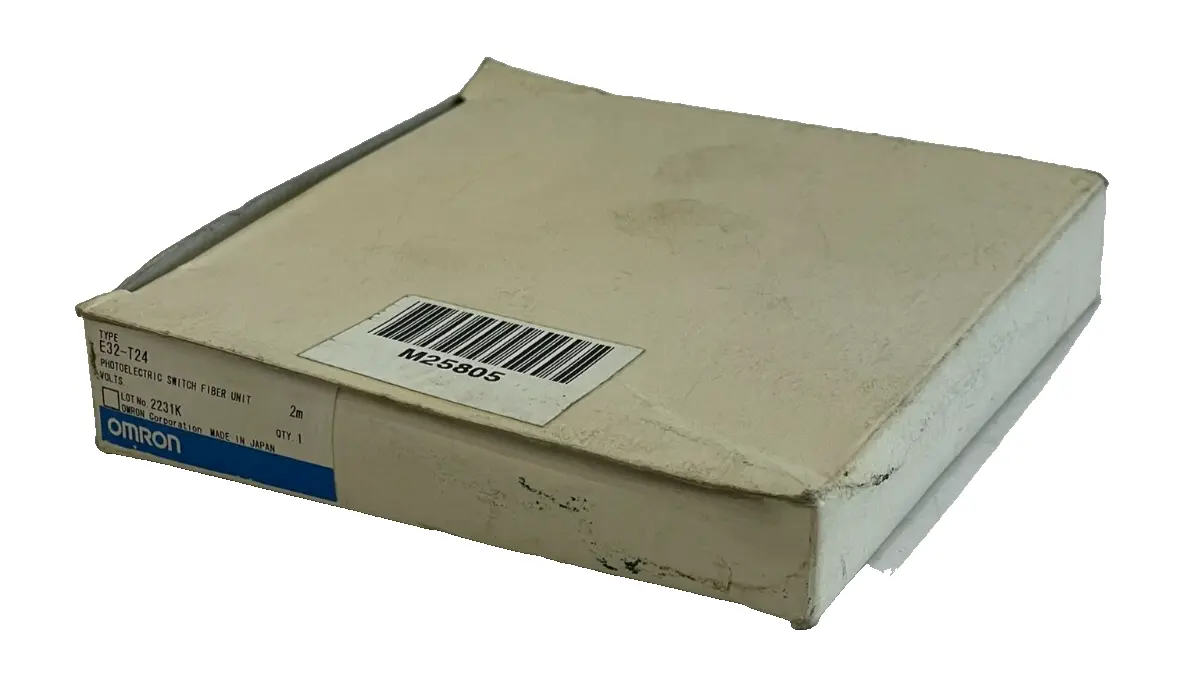 NEW OMRON E32-T24 FIBER OPTIC SENSOR 2M E32T24