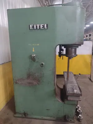 110 TON EITEL MODEL RP-100 HYDRAULIC STRAIGHTENING PRESS