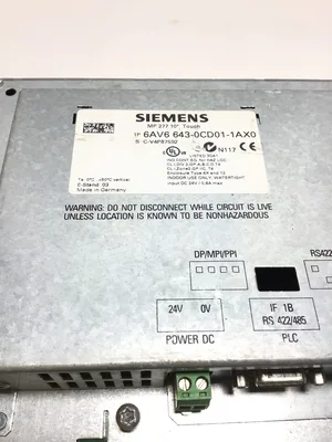 Siemens 6AV6 643-0CD01-1AX0 SIMATIC Multi Panel Touch