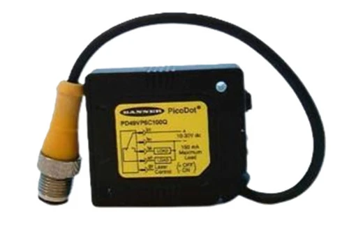Banner PD49VP6C100Q 66993 Rugged PicoDot Convergent Laser Sensor [New]