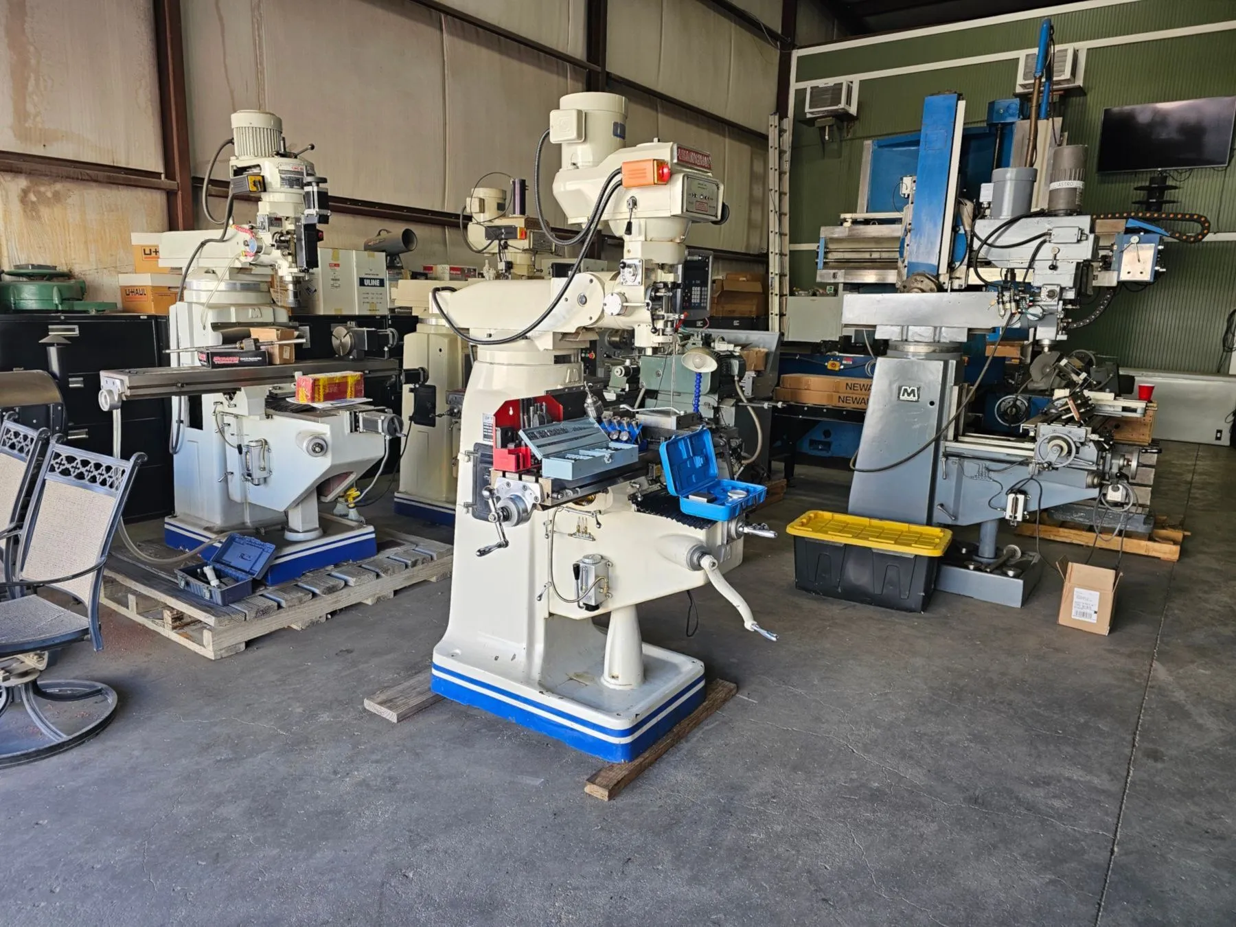 Used 2002 BIRMINGHAM BPV-1649 Vertical Mills Texas US | N & R Machine Sales #1494782