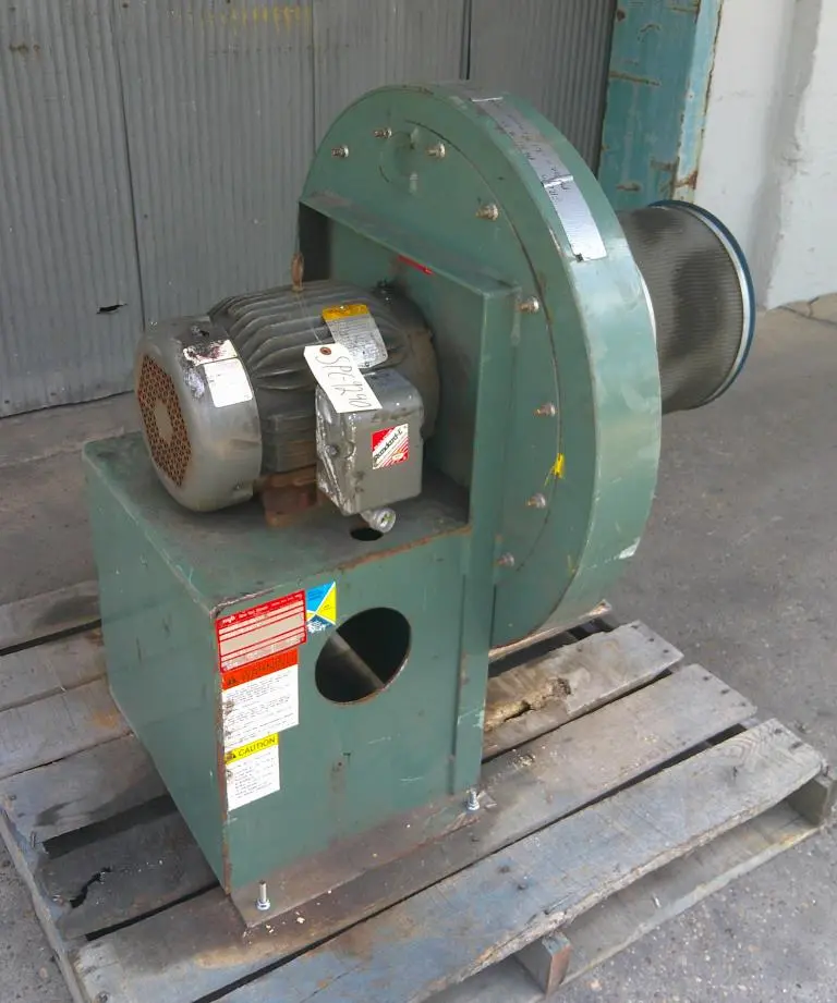 SPC9240  Blower 714 cfm centrifugal fan New York Blower 7.5 hp, CS