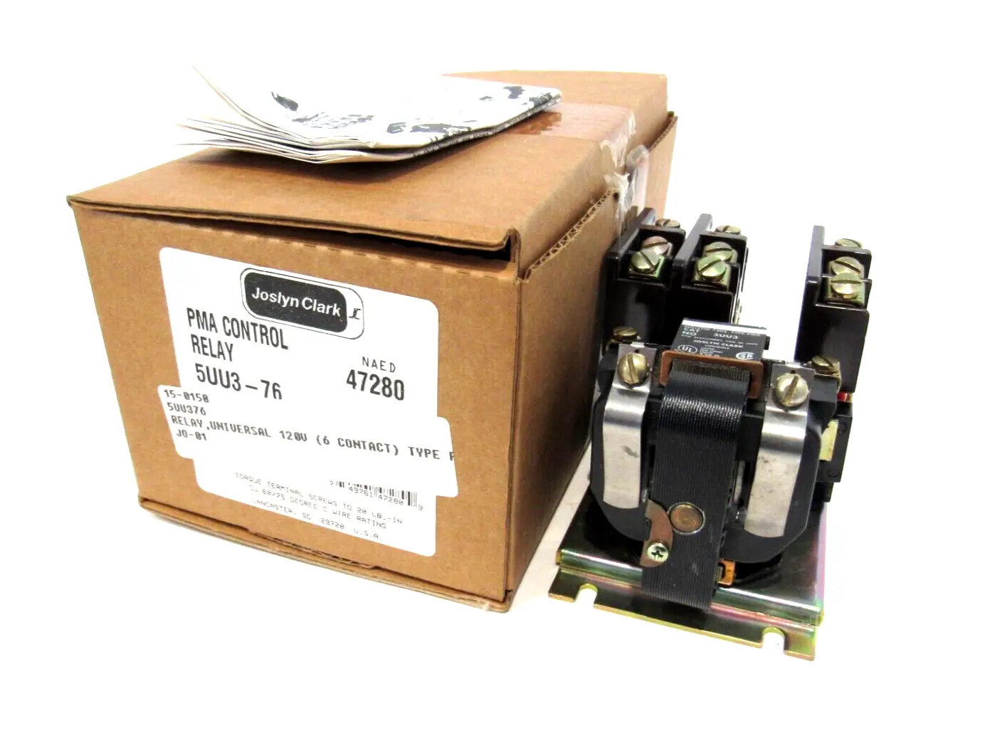 NEW JOSLYN CLARK 5UU3-76 RELAY 5UU376