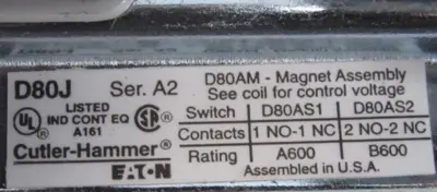NEW EATON D80JE22A PNEUMATIC TIMER SER.A2