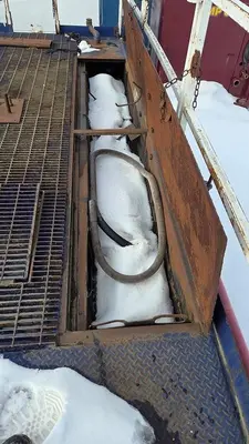 USED 30 M3 (192 BBL) SKID MOUNTED 2 COMPARTMENT MUD TANK