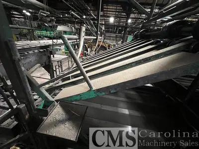 USED GLOBE PLAYWOOD LAYUP LINE AND GLOBE PRESS