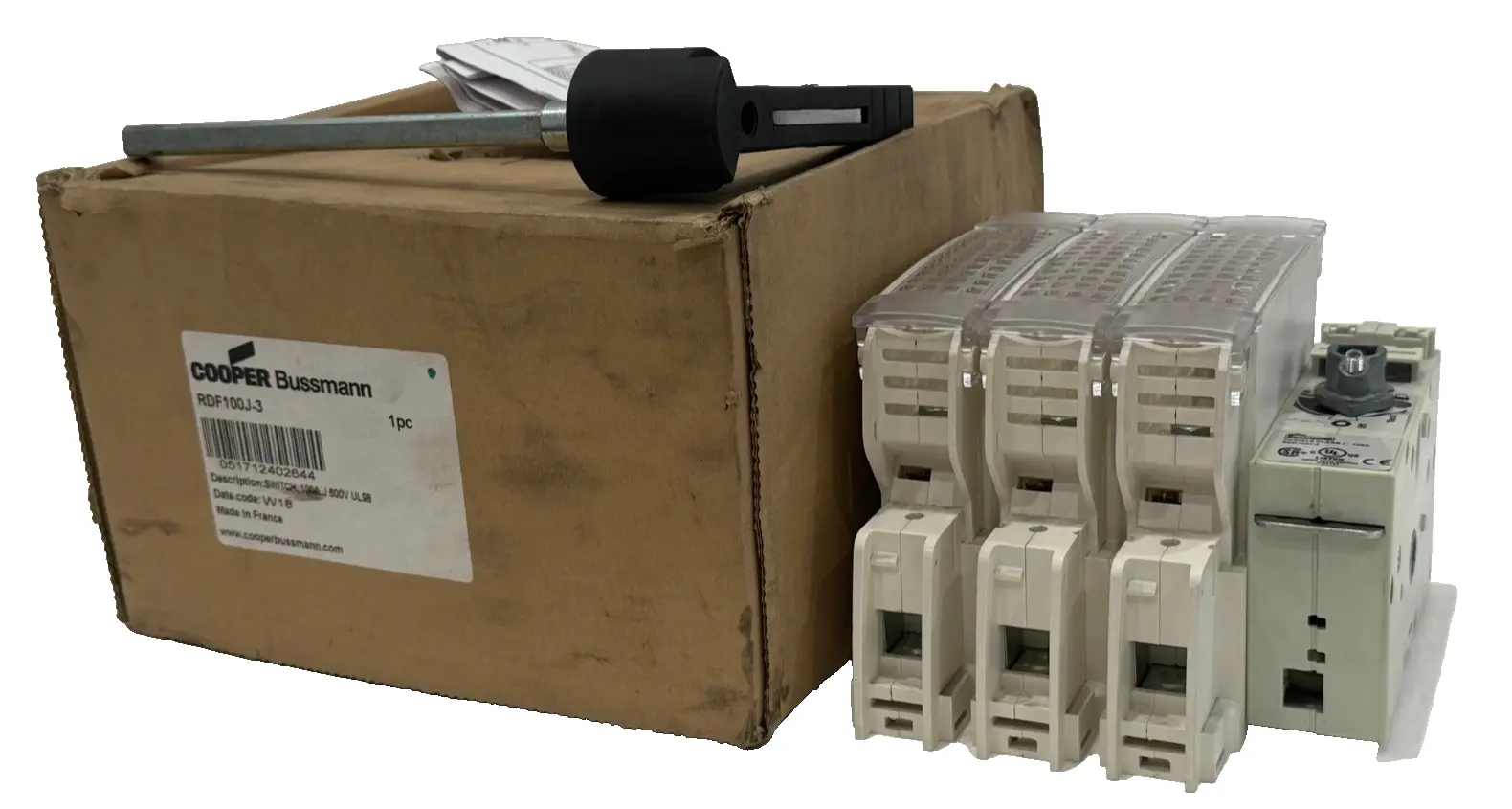 NEW BUSSMANN RDF100J-3 FUSIBLE DISCONNECT 100A 600V RDF100J3