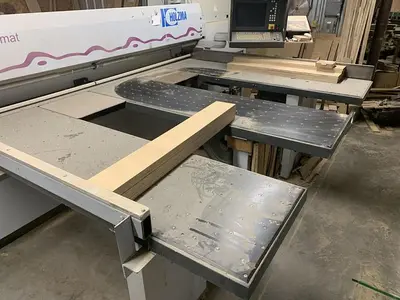 HOLZMA OPTIMAT HPP 11/32, 10' HORIZONTAL FRONT LOADING PANEL SAW
