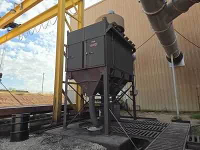 Used 2008 BLASTEC 10' PLATE Roller Conveyor Shot Blaster Pennsylvania US | Shot Blasting Equipment #1541094