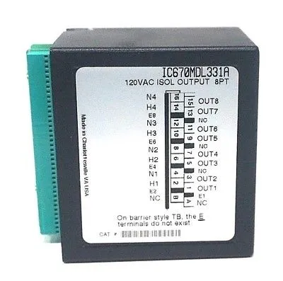 USED FANUC IC670MDL331A ISOLATED OUTPUT MODULE IC670MDL331